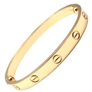 24K electro Gold plated inspired classic model Love bracelet